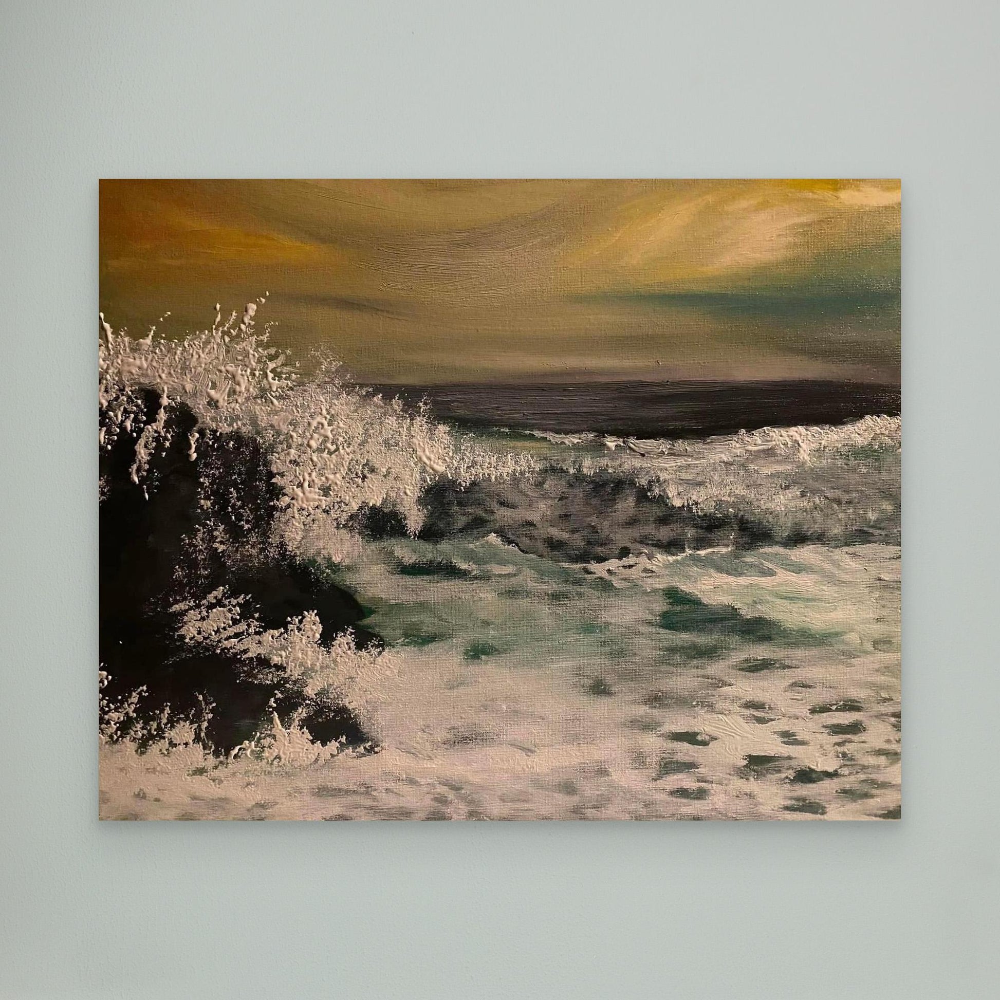 Transcendence - Contemporary Seascape Art Print on Canvas - Art of the Wave