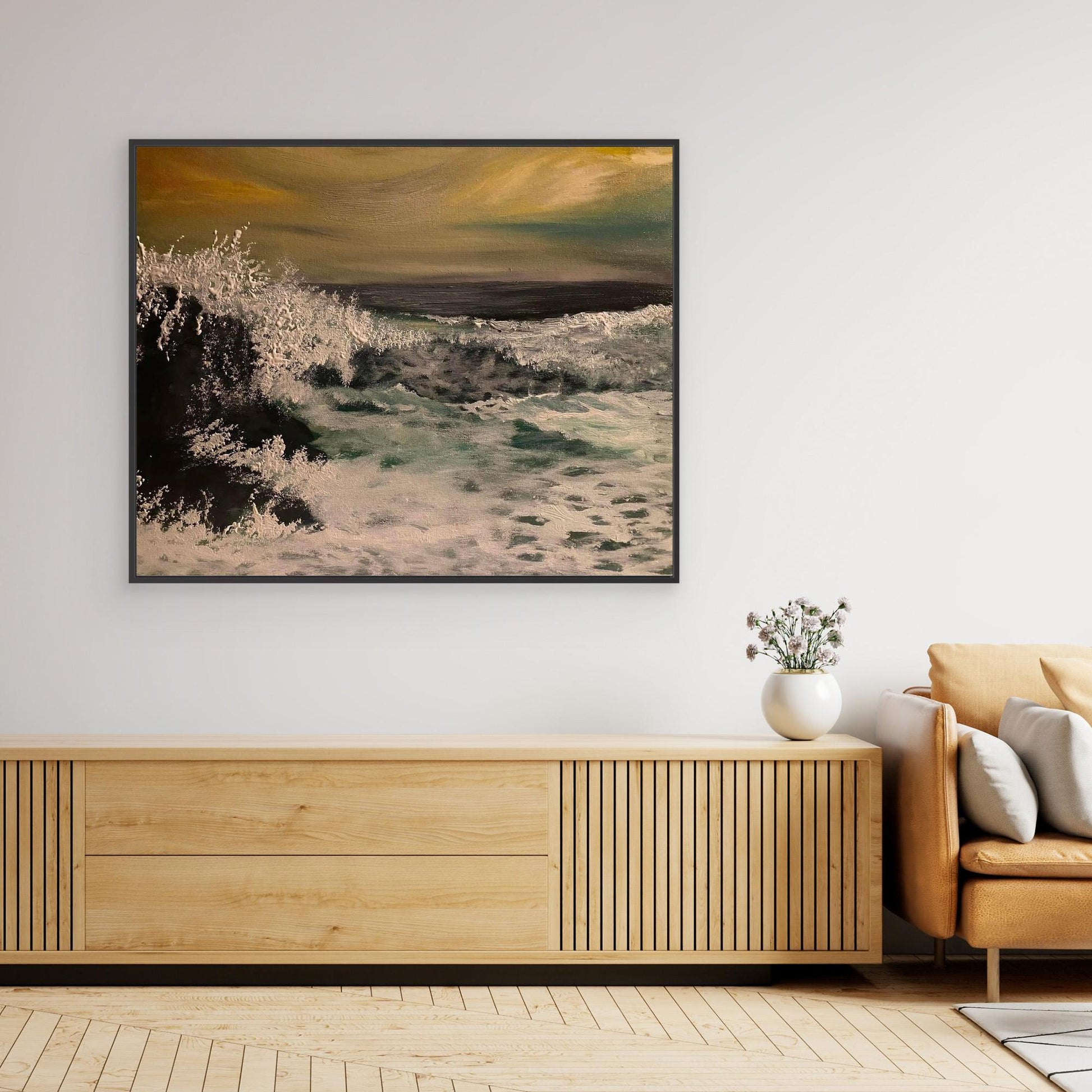 Transcendence - Contemporary Seascape Art Print on Canvas - Art of the Wave