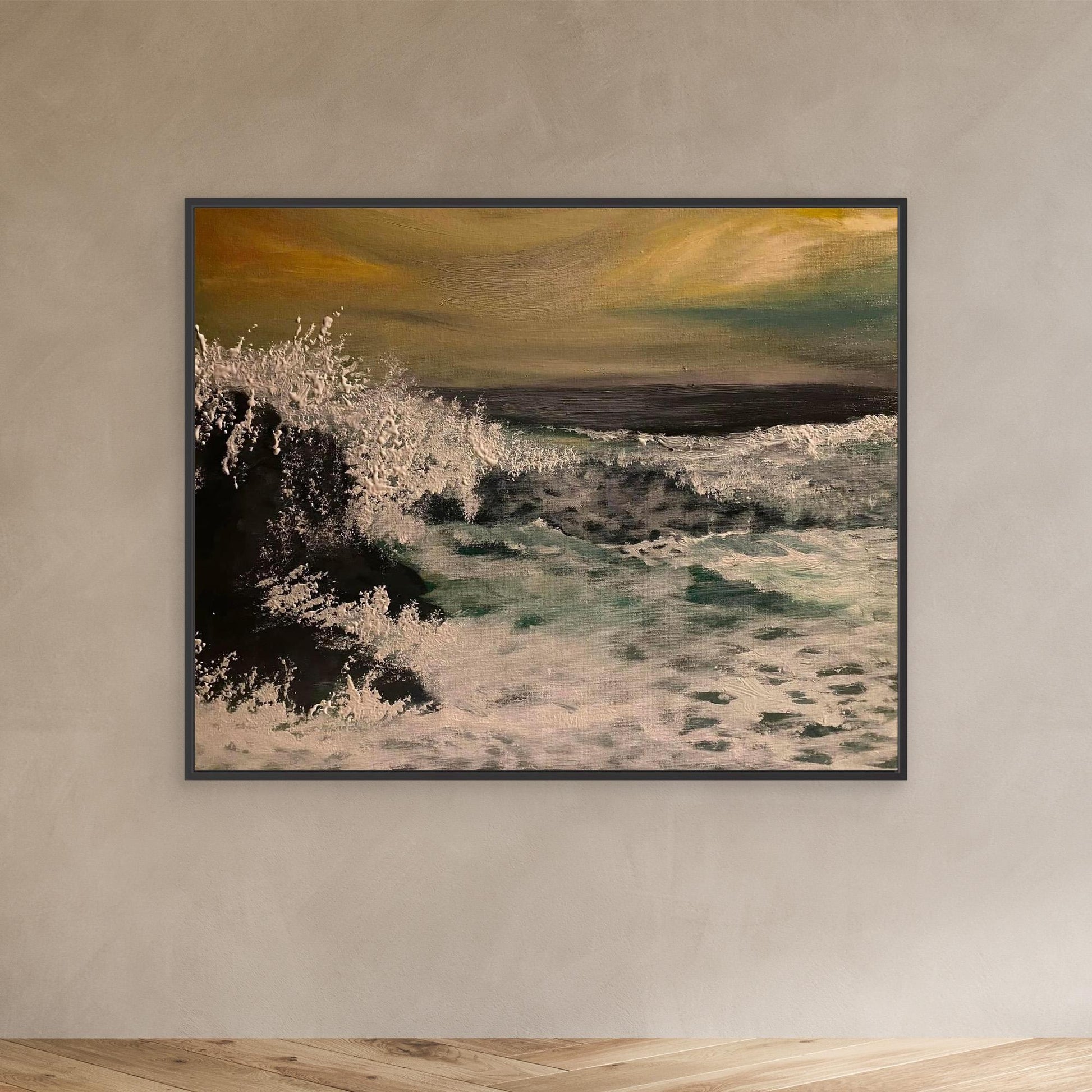 Transcendence - Contemporary Seascape Art Print on Canvas - Art of the Wave