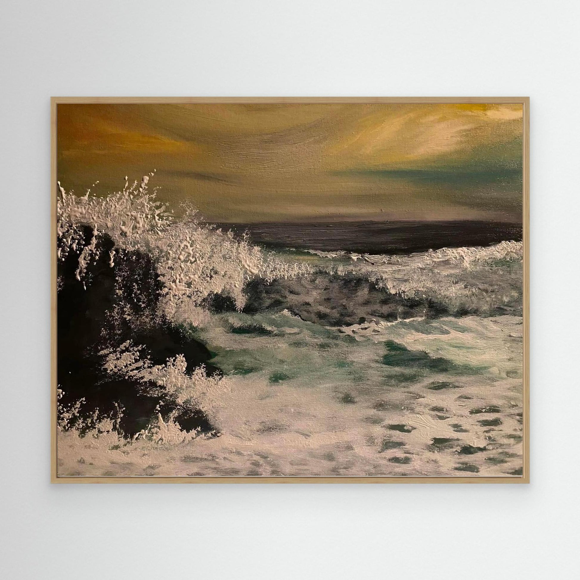 Transcendence - Contemporary Seascape Art Print on Canvas - Art of the Wave