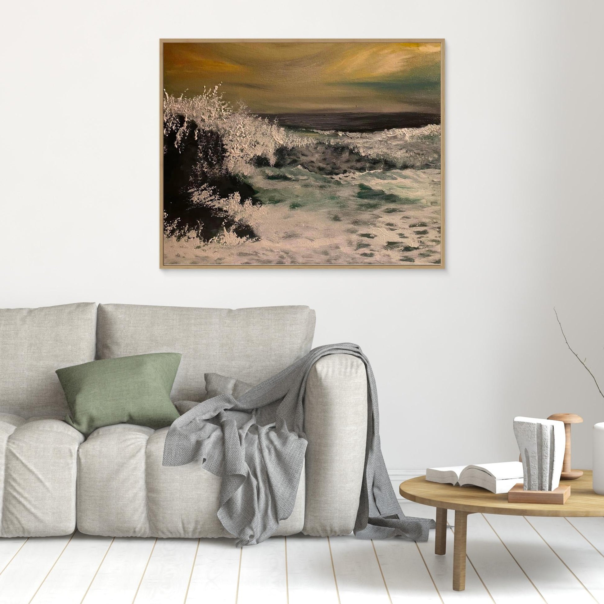 Transcendence - Contemporary Seascape Art Print on Canvas - Art of the Wave
