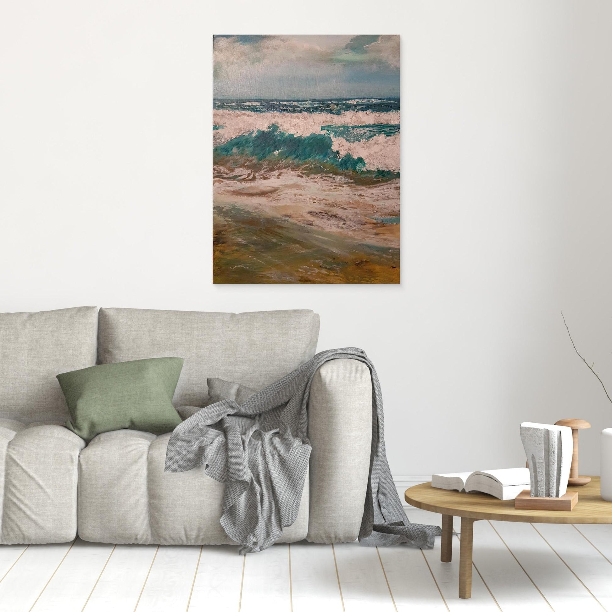Summer Surf - Fine Art Seascape Beach Print on Canvas - Art of the Wave