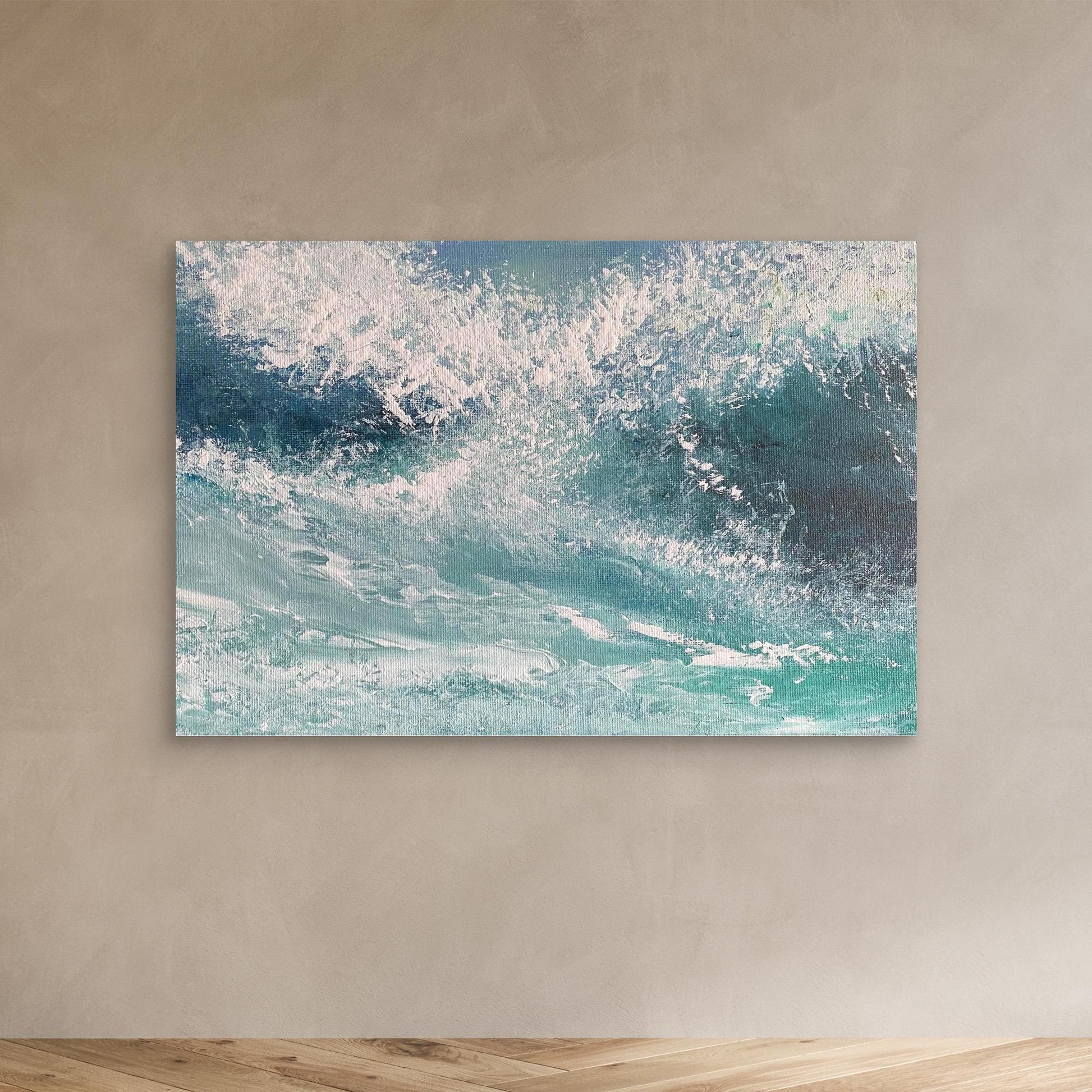 Experience - Big Wave Art Print on Canvas - Art of the Wave