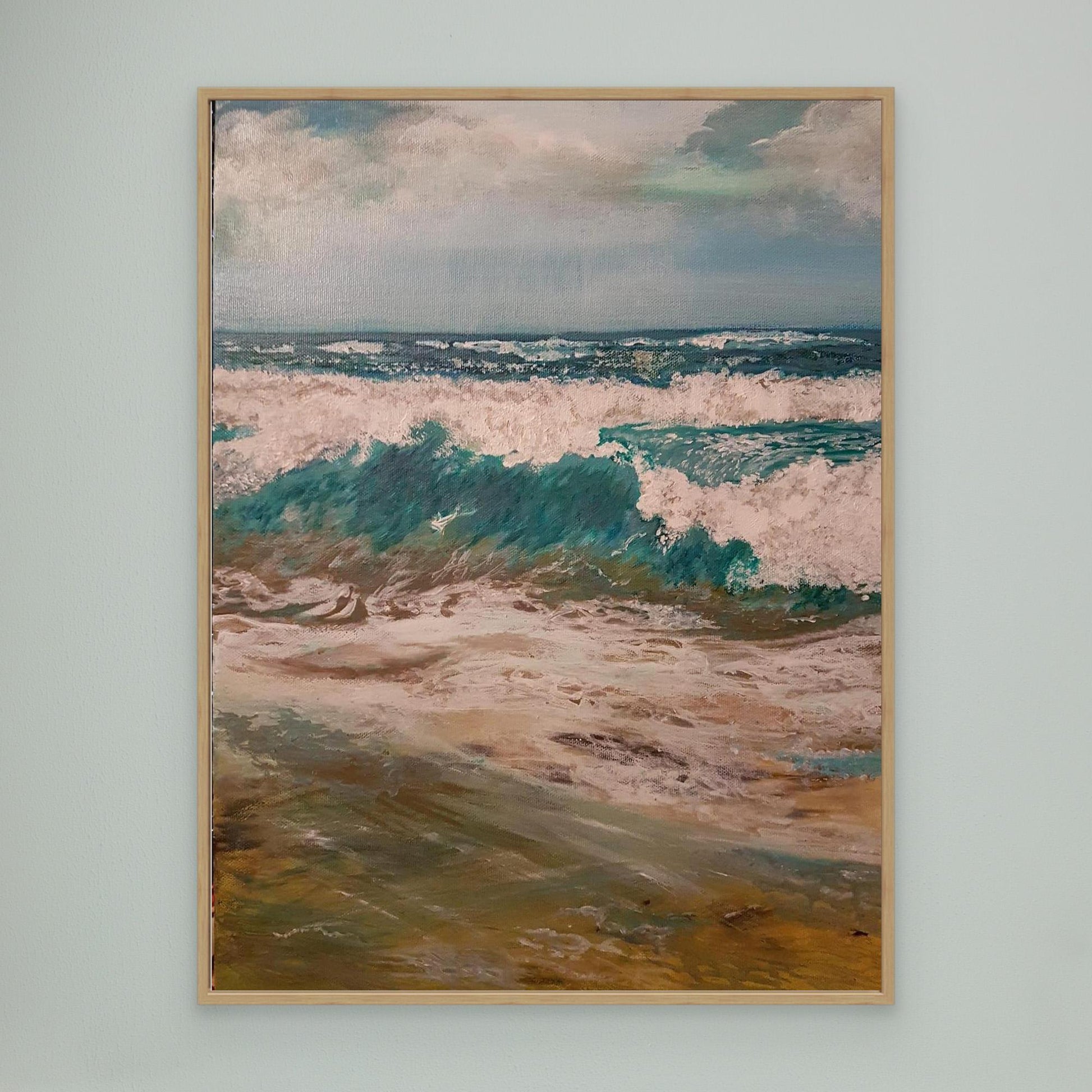 Summer Surf - Fine Art Seascape Beach Print on Canvas - Art of the Wave