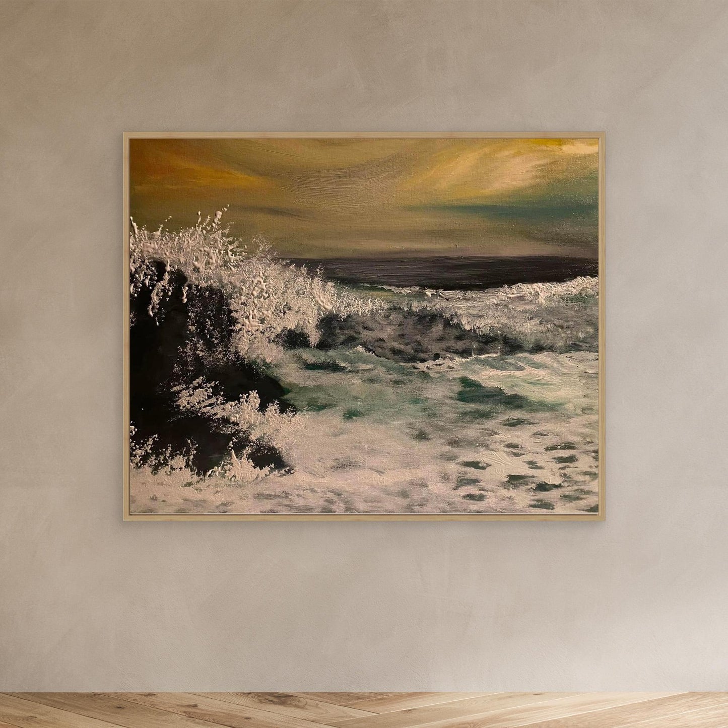 Transcendence - Contemporary Seascape Art Print on Canvas - Art of the Wave