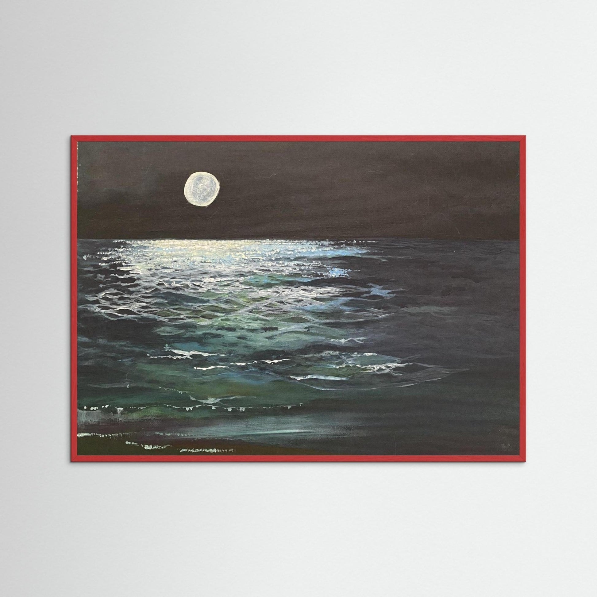 Lumen - Original Fine Art Moonlight Seascape Print - Art of the Wave