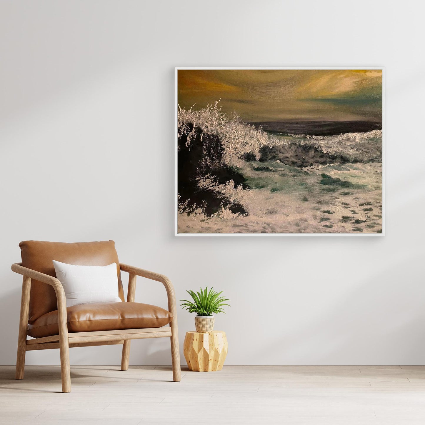 Transcendence - Contemporary Seascape Art Print on Canvas - Art of the Wave