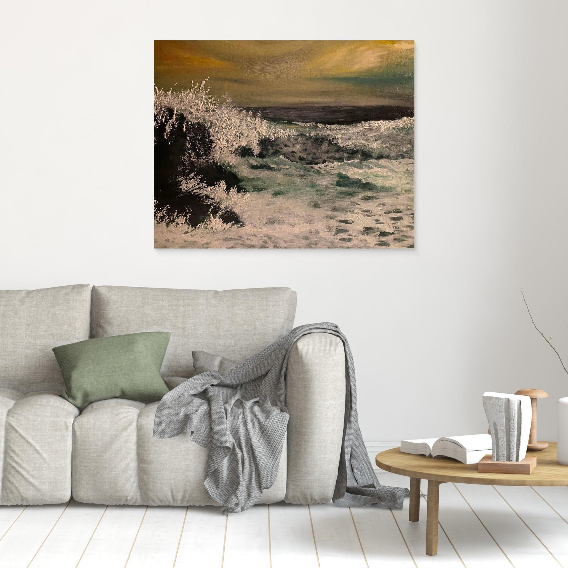 Transcendence - Contemporary Seascape Art Print on Canvas - Art of the Wave